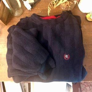 Ralph Lauren Chaps Navy Blue Sweater